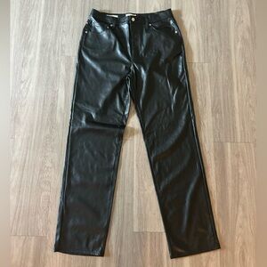 Universal Thread Black Faux Leather pants